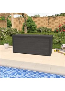 Casaria Kussenbox Woody Antraciet 280L houtlook