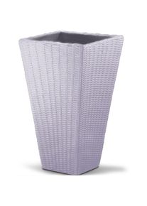 Casaria Bloempot Zand Polyrattan Optiek 70x40x40cm