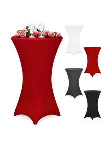 Detex Funda elástica para mesa de pie bistro Burdeos Ø 60cm
