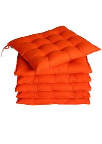 Detex Zitkussen Cozy Set van 6 Oranje 43x39x5cm