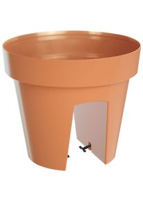 Deuba Caja de barandilla terracota 5L