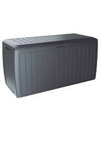 Casaria Kussenbox Board Plus Antraciet 290L met wielen