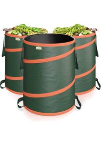 Gardebruk Tuinafvalzak 3 stuks Groen 85L