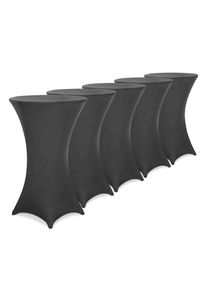 Detex 5x Cubremesa de bar Ø80 cm antracita
