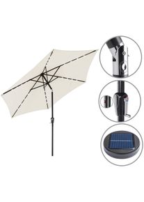 Kingsleeve LED Zonne Parasol Florida Crème Ø300cm