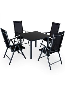 Casaria Tuinset Bern 5-delig Antraciet Aluminium