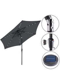 Kingsleeve LED Zonne Parasol Florida Antraciet Ø300cm