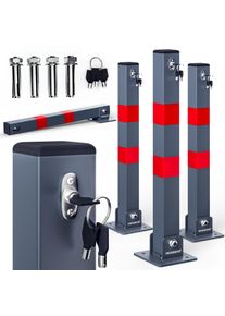 Deuba Parkeerslagboom 3 stuks incl Sleutel