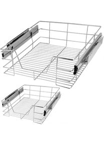 Casaria Telescopische Keukenlade 50cm Kastbreedte 2 Stuks
