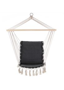 Detex Hangstoel Grijs 55x100cm met Franjes