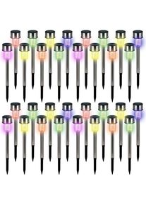 Monzana Tuinverlichting LED Solar 32 stuks IP44 Rood Groen Blauw