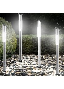Monzana LED Solarleuchte 4er-Set mit Dämmerungssensor