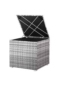 Casaria Polyrotan kussenbox Grijs 318L