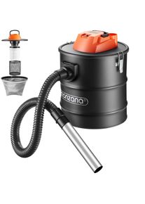 Monzana Odkurzacz do popiołu Czarny/Pomarańczowy 1200 W