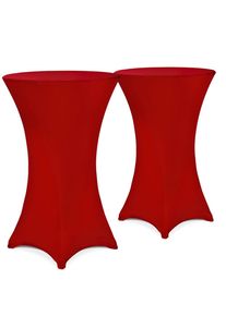 Detex Salvamanteles Juego de 2 Burdeos Ø60cm