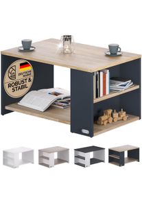 Casaria Salontafel Santa Cruz Hout/Grijs 90x60x50cm