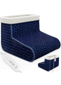 Monzana Elektrische voetenwarmer Blauw 4 warmtestanden 100W