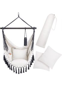 Detex Hangstoel Indoor Outdoor Crème 170x100x150cm
