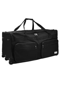 Monzana Bolsa de viaje XXL con función Trolley 160L negra