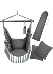 Detex Hangstoel Indoor Outdoor Antraciet 170x100x150cm