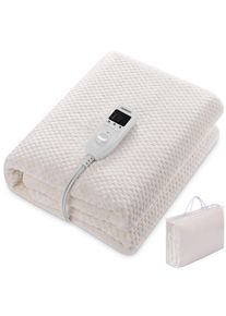 Monzana Calientacamas eléctrico crema 150x80cm 3 funciones