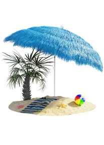 Kingsleeve Parasol Hawaii Blauw Ø160cm UV-bescherming 30+