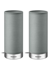 Monzana Tafellamp Jasmin Set van 2 Grijs Dimbaar