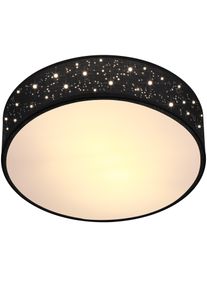 Monzana Deckenlampe Schwarz Stoff Ø38cm Sternenhimmel