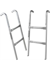 Deuba Drabinka do trampoliny 76 cm / 2 metalowe stopnie