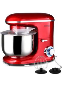 Monzana Keukenmachine Elegance Rood 1200W 6L