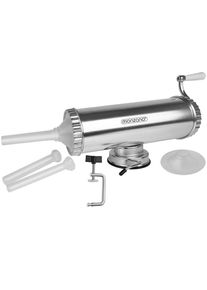 Monzana Worstvuller Zilver Aluminium 58x16x11,5cm 2,5kg