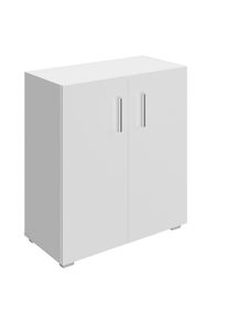 Casaria Armario multiusos Vela MDF blanco 77x60x30cm 2 estantes