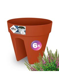 Gardebruk Juego de 6 macetas de terracota 28,5x25,5cm