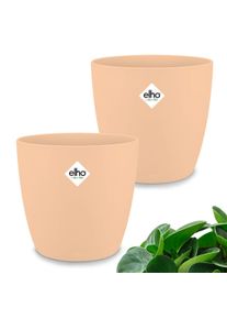 Gardebruk Bloempot Brussel set van 2 perzik 14x13cm 14L