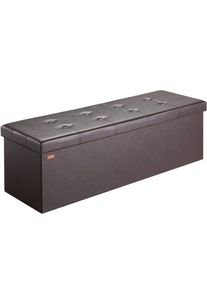 Casaria Opbergkist Bruin MDF Kunstleer 115x40x40cm 131L I