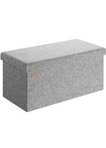 Casaria Opbergbank Grijs 80x40x40cm