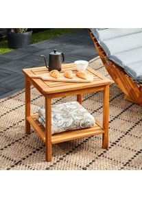 Casaria Bijzettafel Washington Acaciahout 45x45x45cm