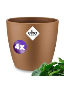Gardebruk Bloempot Brussel set van 4 fluweel goud 11x10cm 08L