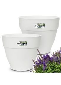 Gardebruk Bloempot set van 2 wit 35x29cm 182L