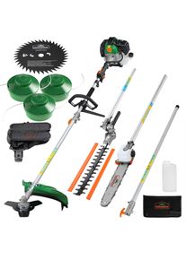 Gardebruk Benzine multitool 5in1 incl accessoires + 3 spoelen
