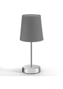 Monzana Tafellamp Grijs RVS 32x10x10cm E14