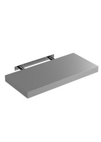 Casaria Półka ścienna Wisząca 50cm Szara + Wspornik