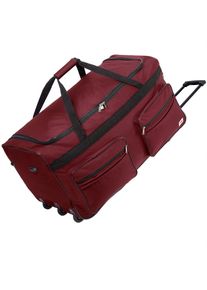 Monzana Bolsa de viaje XXL con función Trolley 160L roja