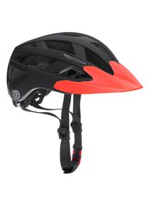 Spielwerk Kinderhelm zwart-oranje maat S