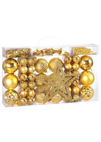 Deuba Kerstversiering Goud 66-delig