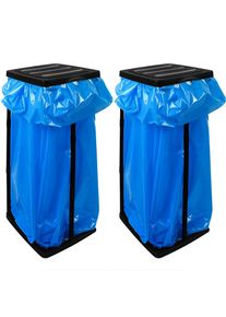 Monzana Vuilniszakhouder 2 stuks 70x35x30cm max 60L