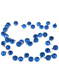Casaria Kerstverlichting kerstballen LED Blauw 2m Ballen