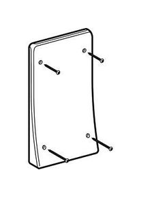 Geberit Abdeckpl. zu UP-Siphon, für WT 854760001 und Geschirrspülmaschine, Chromstahl