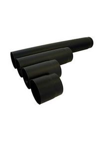 Bertrams Abgasrohr 05RL250-130DK 250 mm, Ø 130 x 2 mm, mit Drosselklappe, schwarz