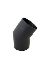 Bertrams Bogen 05SB33-130 33°, 2-tlg., Ø 130 x 2 mm, feststehend, ohne Tür, schwarz